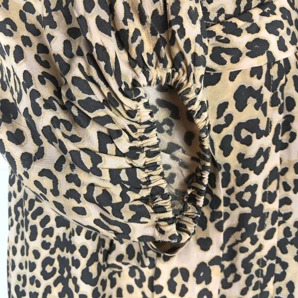 FAITHFULL THE BRAND Leopard Baja Wrap Mini Dress 2 - Picture 6 of 11